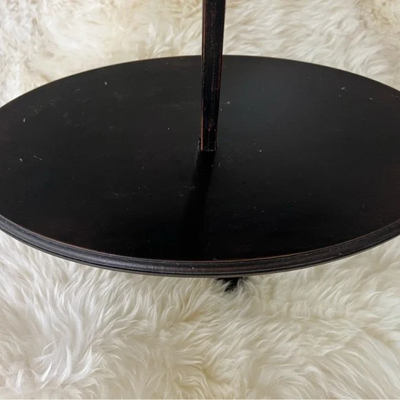 Elegant Black Two-Tier Serving Tray - Picture 4 of 5